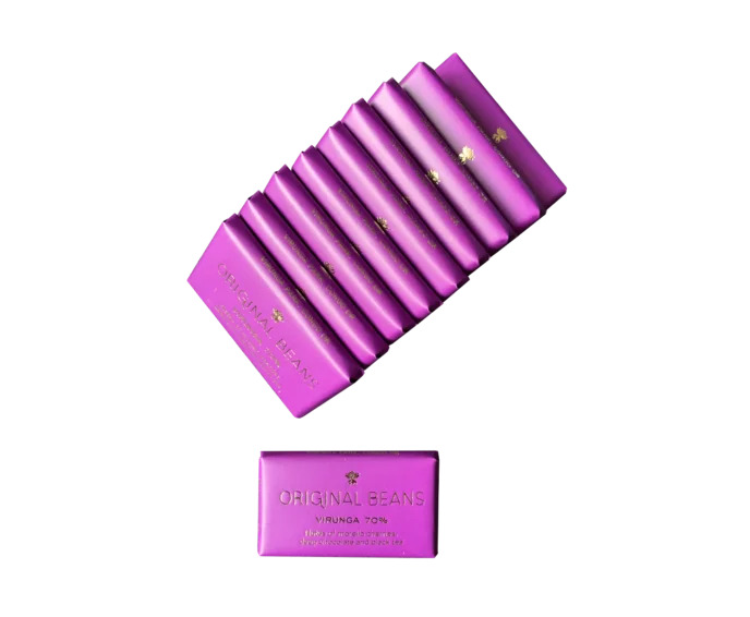 Батончик Original Beans з темного шоколаду 70% органічний 12г